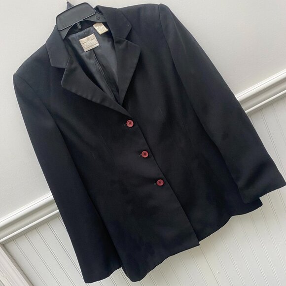 Emma James Black Blazer Size 12 clean girl - Picture 5 of 6